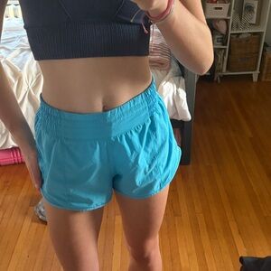 Blue Women's Lululemon Hotty Hot Shorts